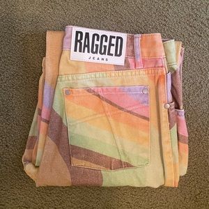 Ragged Priest Psychedelic Dad Jeans